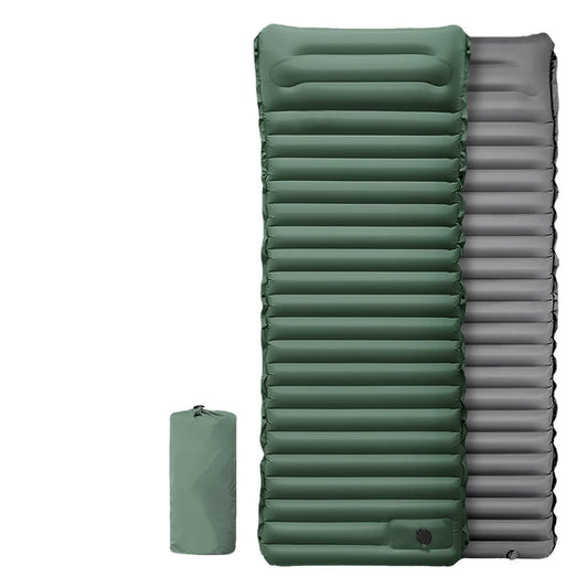 Experience Ultimate Comfort with Our Ultralight Inflatable Camping Sleeping Pad with Built-In Pump and Pillows - Perfect for Your Outdoor Adventures!