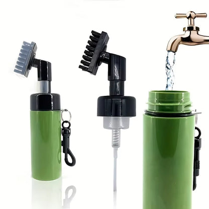 1/2Pcs Golf Club Cleaner Groove Tube Golf Brush Golf Club Brush with Leakproof Reservoir Tube Squeeze Bottle for Easy Cleaning